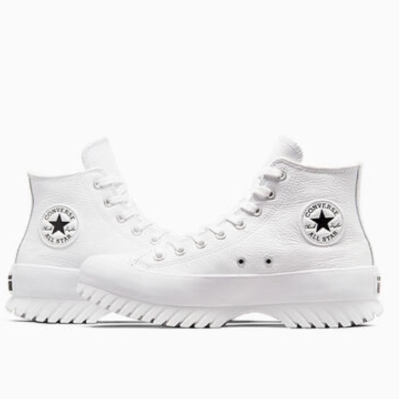 Converse White Genuine Leather Chuck Taylor All Star Lugged 2.0 - Picture 5 of 8